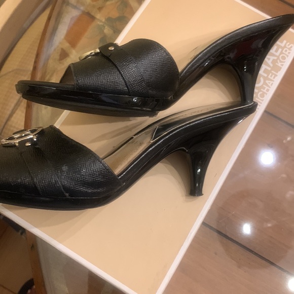 bing crystal embellished mule